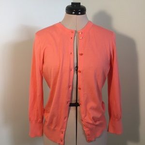 Pink cotton JCrew Jackie Sweater